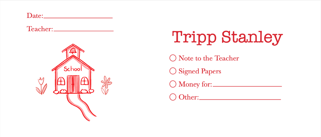 Red School House Communication Envelope