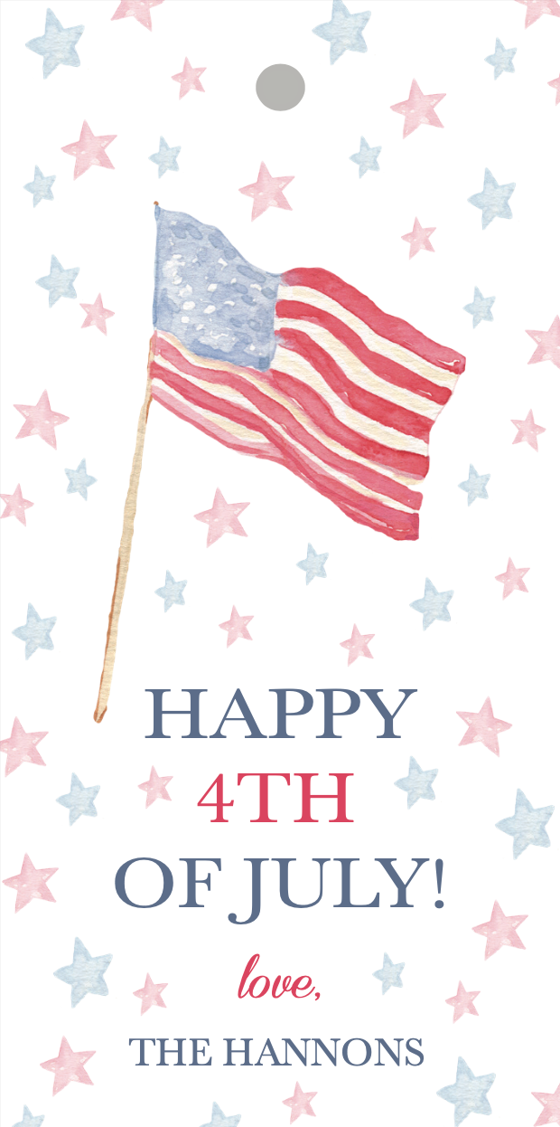 Happy Fourth Gift Tag