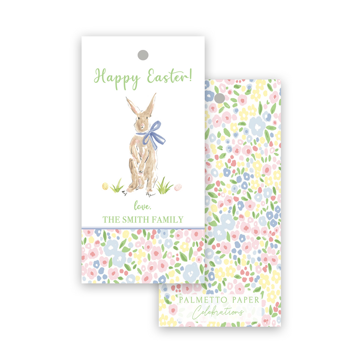 Brown Bunny Gift Tag