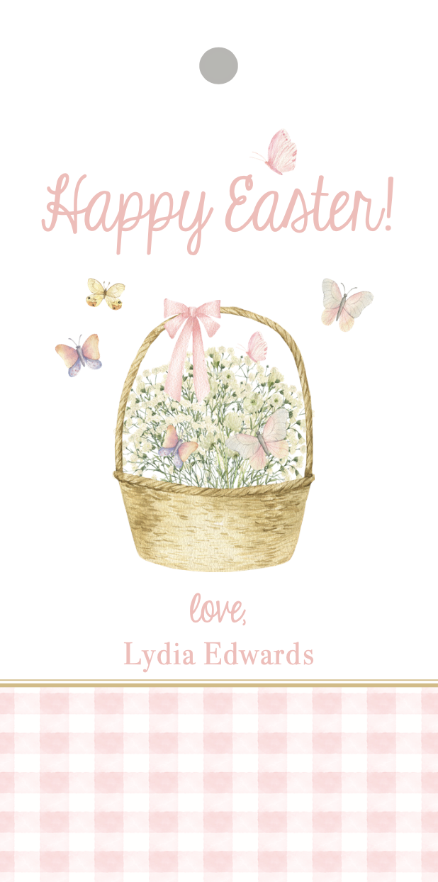 Easter Basket Gift Tag