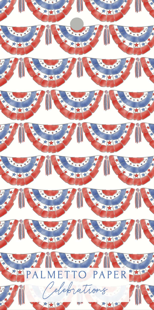 Patriotic Topiary Gift Tag