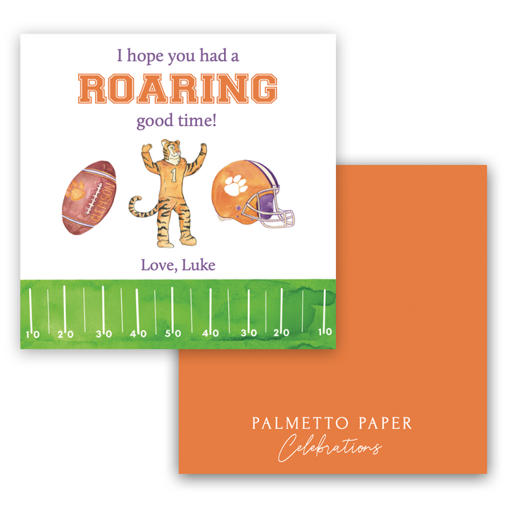 Tigers Football Enclosure Cards or Gift Tags