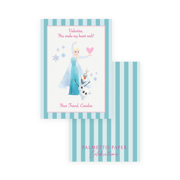 Elsa Stripe Valentine