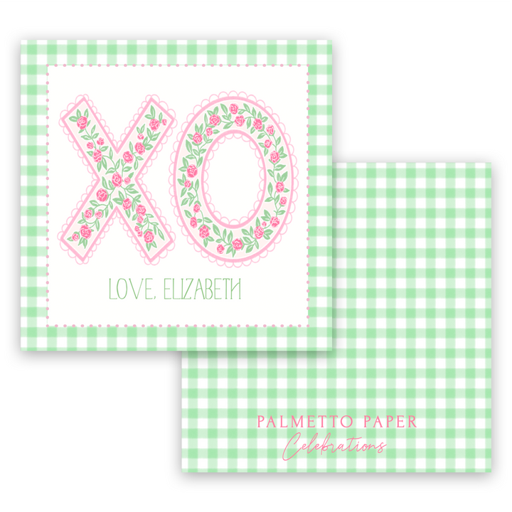 Floral XO (Pink) Valentine