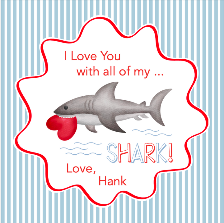 I Love You With All of My Shark 2 Valentine