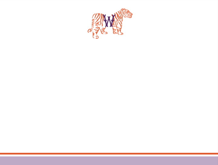 Abstract Tiger Notecards