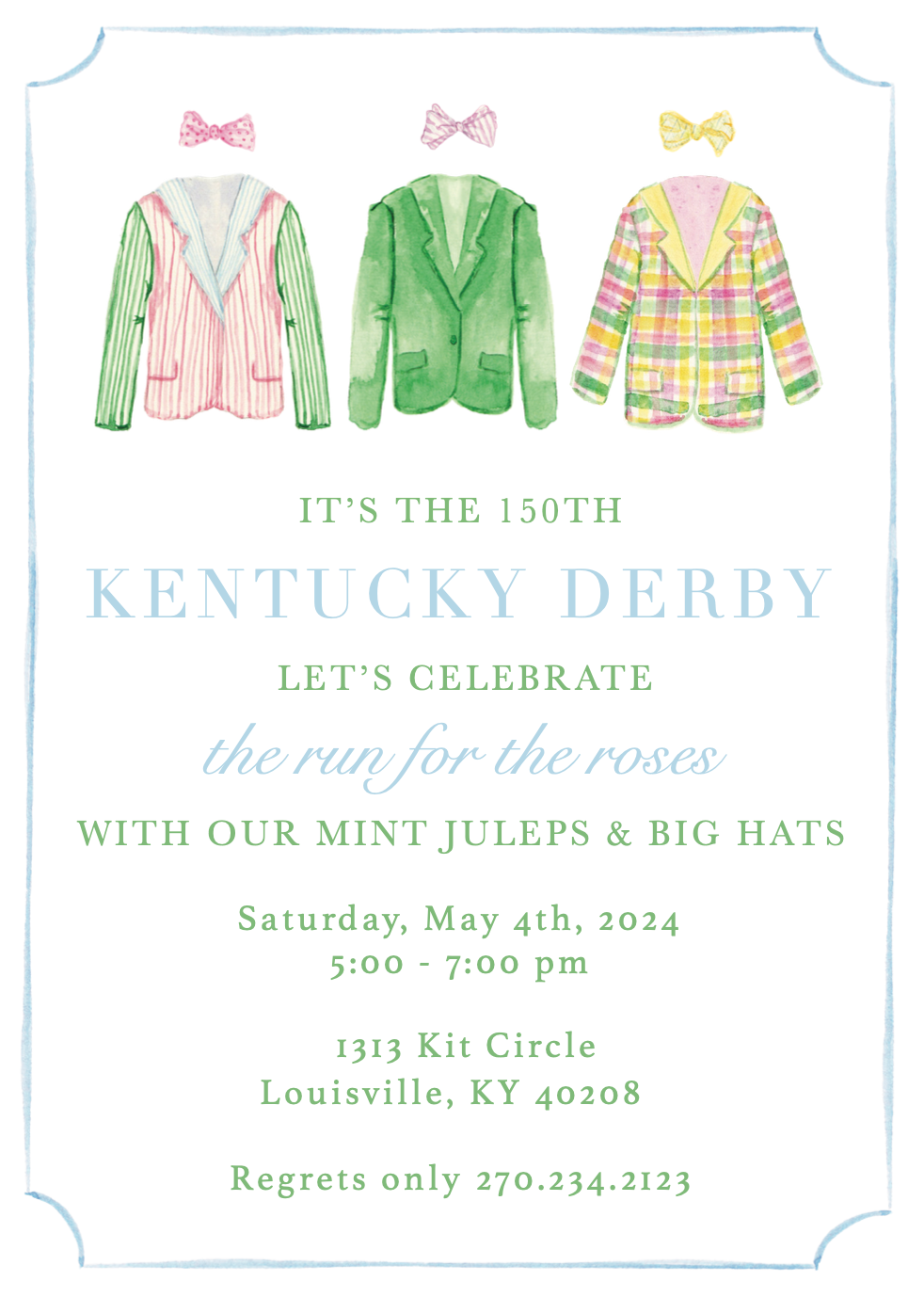 Kentucky Derby Invitation 2