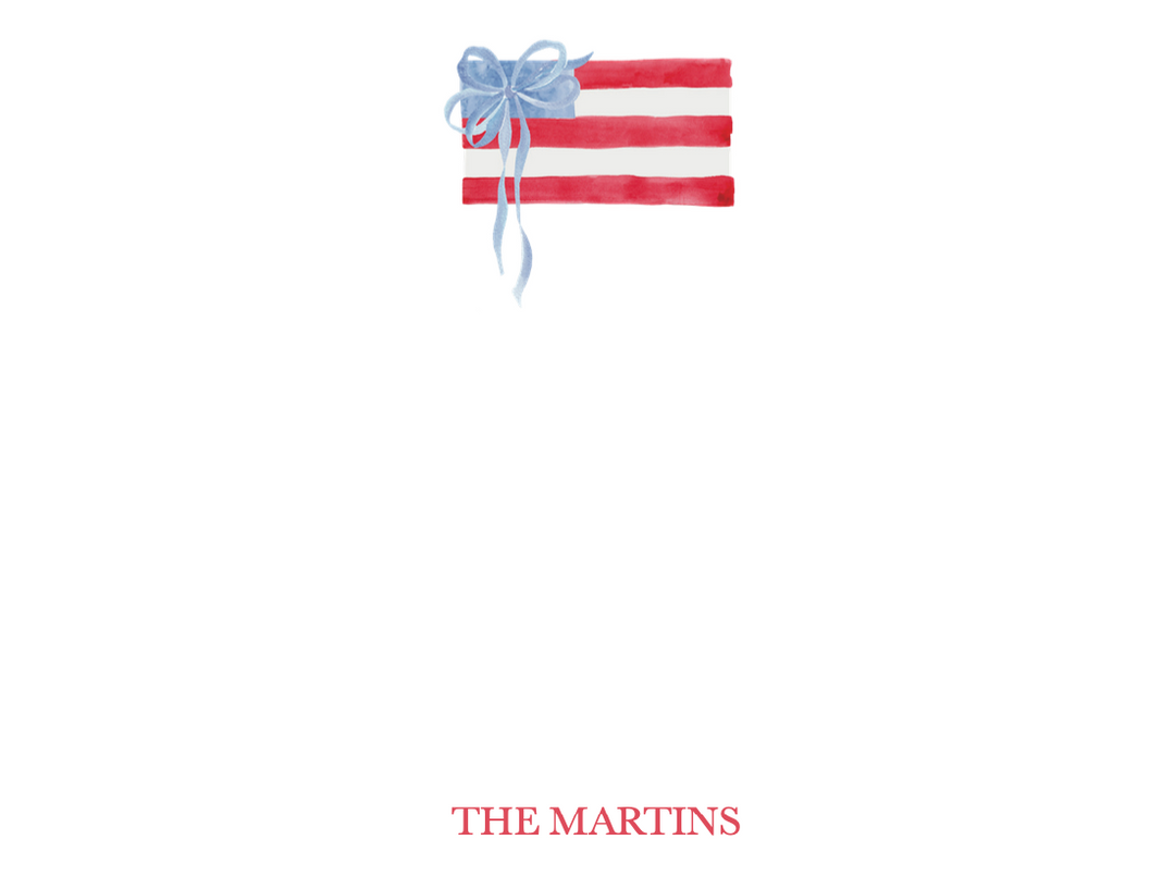 Preppy Flag Notecards