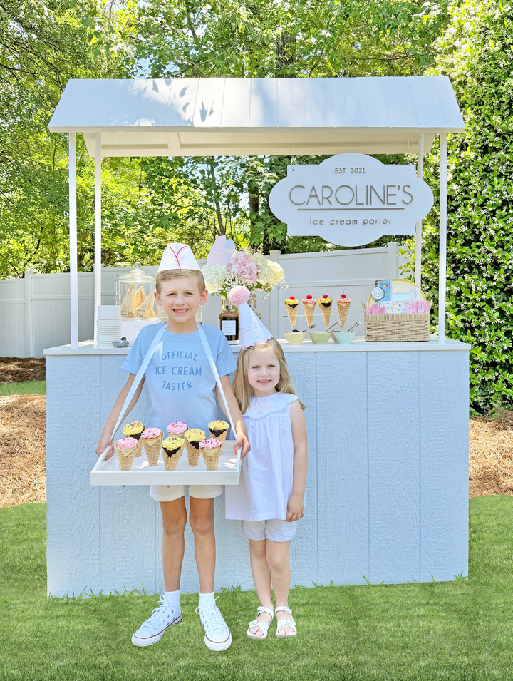 We All Scream FOUR Ice Cream Birthday Invitation