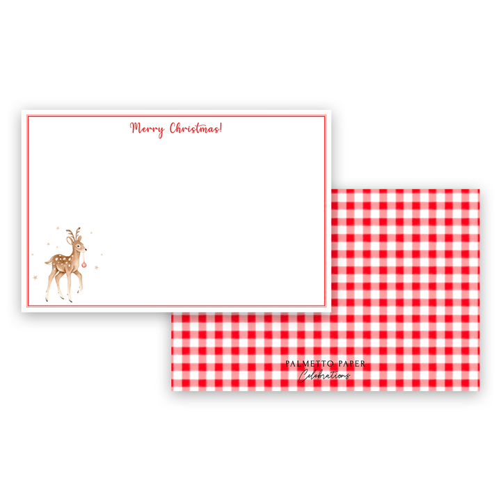 Christmas Deer Notecards