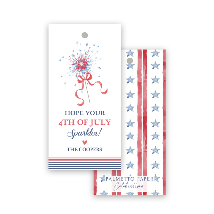 Hope Your 4th of July Sparkles Gift Tag