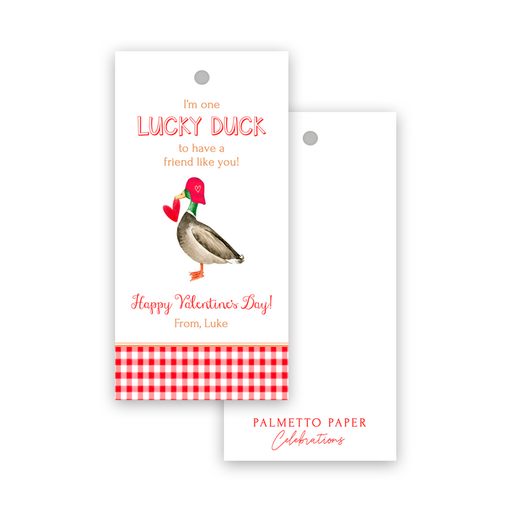 Lucky Duck Gift Tag