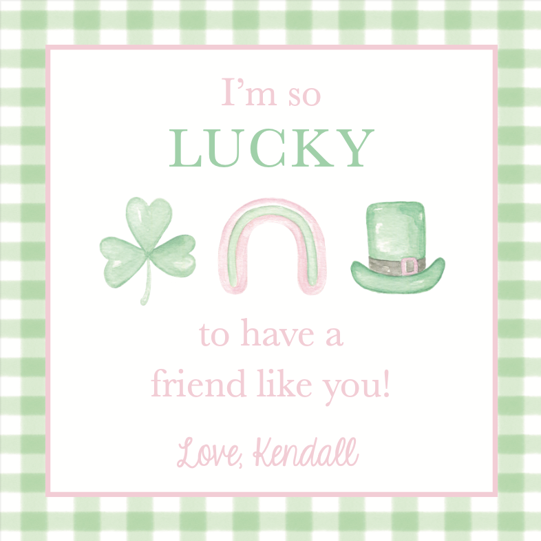 Lucky to Have a Friend Like You Enclosure Cards