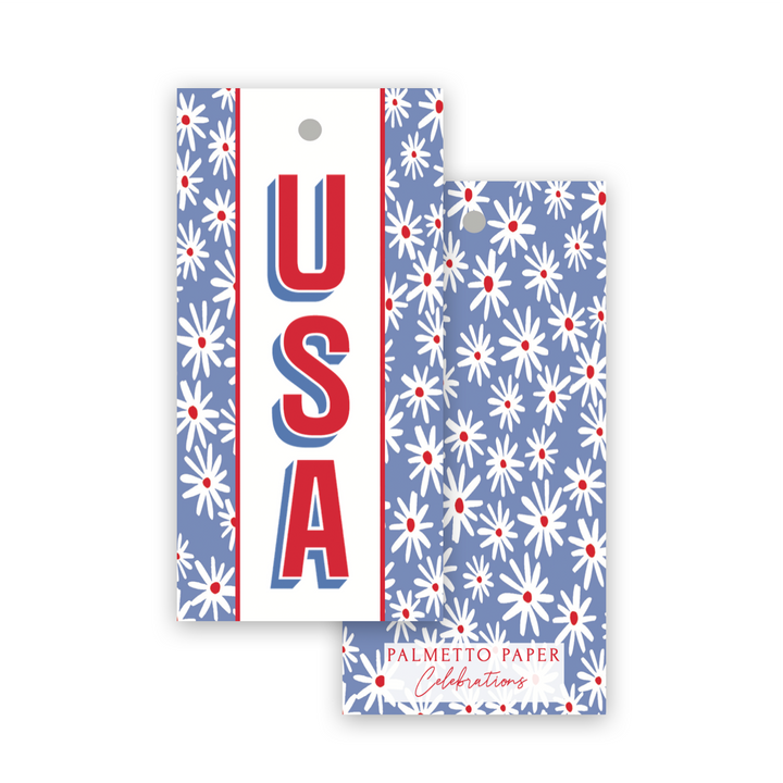 USA Modern Gift Tag